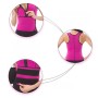 Cintura di pancia dopo il giubbotto di yoga in corsetto in neoprene, dimensioni: S (rosso rosa)