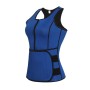 Neoprene Corset Yoga Vest Sweat Suit მშობიარობის მშობიარობის მუცლის ქამარი, ზომა: მ (ლურჯი)