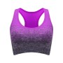 High Stretch Deshate Fitness Women Lidsed Sports Bra, размер: L (фиолетовая)