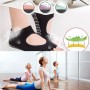 Una coppia di calze da yoga femminile sportive aperte di punta aperta, dimensioni: 34 - 39 (EUR) (Purple chiaro)