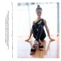 1 Pair Anti-Slip Yoga Socks Toeless Pilates Socks Ballet Yoga Pilates Barre Shoes for Women, 225-230mm Foot Length(Pink)