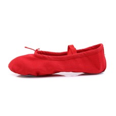 Adult Children Soft Bottom Cloth Cat Claw Shoes Dance Shoes Yoga Shoes, One Pair, Size:27 Yards(Red)