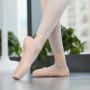 Zapatos de baile planos profesionales de ballet encaje, talla: 31 (rojo)