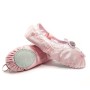 Crystal Satin Flower Decoration Dance Shoes Soft Sole Ballet Shoes Practice Dance Shoes For Children, Size: 24(Pink with Diamond)