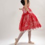 Kristall Satin Blumendekoration Tanzschuhe weicher Sohle Ballettschuhe Übungen Tanzschuhe für Kinder, Größe: 24 (rosa mit Diamant)