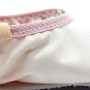 Crystal Satin Flower Decoration Dance Dance Shoe Sole Ballet Scarpe Scarpe da ballo per bambini, dimensioni: 29 (rosa con fiore)