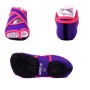 Hisea 0030 Cross Instep Non-Slip Fingerless Dance Shoes Yoga Shoes, Size: S (35-36) (Lavender)