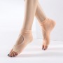 Des chaussettes de yoga à deux paires obstruent des chaussettes de coton de sport sans glissement, taille: une taille (gris foncé)