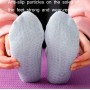 3 Pairs Backless Non-Slip Yoga Dance Socks Gym Indoor Floor Sports Socks, Size: 35-42(Purple)