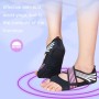 Un paio di scarpe da yoga non slip leggero con slip leggero con fitness, dimensioni: 39/40 (nero)