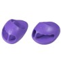 Stovepipe Pelvic Forward Correction Half Palm Slippers Massageskinkor Yogakor, storlek: 14.5x10.5cm (Crystal Purple)