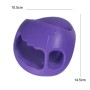 Stovepipe Pelvic Forward Correction Half Palm Slippers Massageskinkor Yogakor, storlek: 14.5x10.5cm (Crystal Purple)