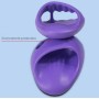 Stovepipe Pelvic Forward Correction Half Palm Slippers Massageskinkor Yogakor, storlek: 14.5x10.5cm (Crystal Purple)