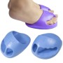 Correction avant de poêle Pelvic Pelvic Half Palm Slippers Massage Buttocks Yoga Chaussures, Taille: 14,5x10,5 cm (Bleu ciel)