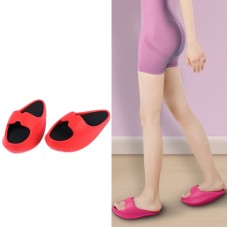 Sculping Sculping Hip-Lifting Povepipe Lacage Slippers Rocking Chaussures, Taille: M (rouge)