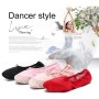 2 pares Flats Soft Ballet Shoes Ballet Yoga Dance Sport Shoes para niños y adultos (rojo)