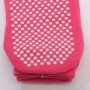 2 coppie quattro stagioni Cotton a cinque dita calze da yoga silicone calzini a cinque dita senza slip (rosa)