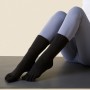 Chaussettes à cinq doigts de yoga absorbant la sueur allongés, couleur noire (taille libre)