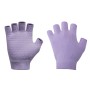 Damas Guantes de ayuda de yoga aérea sin deslizamiento sin deslizamiento (A3 Light Purple)